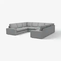 IKEA Kivik U-vormige bank, 6-zits, Tibbleby beige/grijs aanbieding