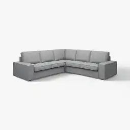 IKEA Kivik Hoekbank, 4-zits, Tibbleby beige/grijs aanbieding