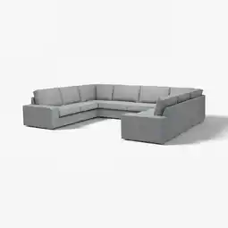 IKEA Kivik U-vormige bank, 7-zits, Tibbleby beige/grijs aanbieding