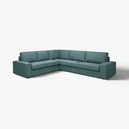 IKEA Kivik Hoekbank, 5-zits, Kelinge grijsturkoois aanbieding