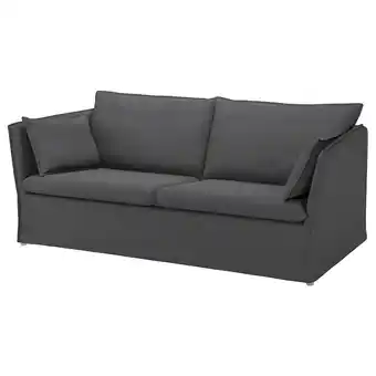 IKEA BacksÄlen 3-zitsbank, Hallarp grijs aanbieding