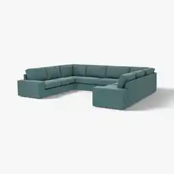 IKEA Kivik U-vormige bank, 7-zits, Kelinge grijsturkoois aanbieding