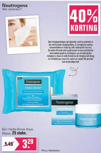 De Online Drogist Neutrogena aanbieding