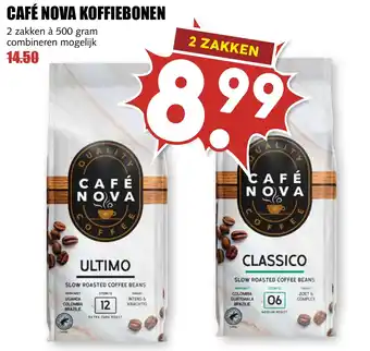 De Boerenschuur CAFÉ NOVA KOFFIEBONEN aanbieding