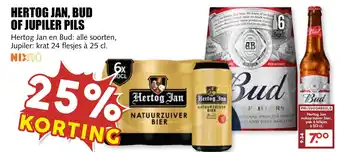 De Boerenschuur Hertog Jan natuurzuiver bier, pak 6 blikjes à 50 cl aanbieding