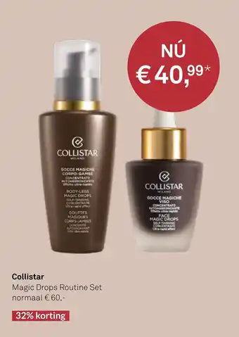 Mooi parfumerie Collistar Magic Drops Routine Set aanbieding