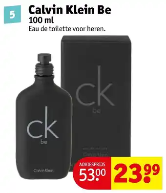 Kruidvat Calvin Klein Be 100ml aanbieding