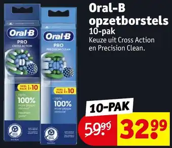 Kruidvat Oral-B opzetborstels 10-pak aanbieding