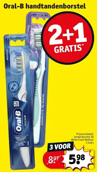 Kruidvat Oral-B handtandenborstel aanbieding