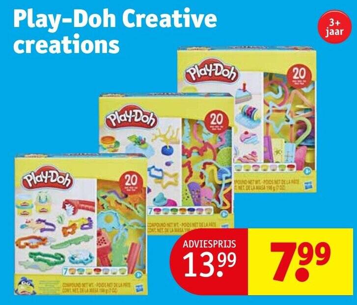 PlayDoh Creative creations aanbieding bij Kruidvat