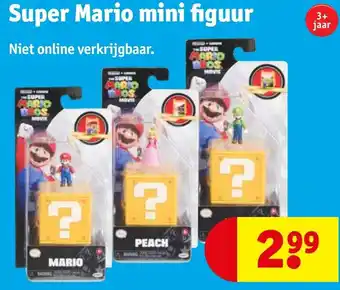 Kruidvat Super Mario mini figuur aanbieding