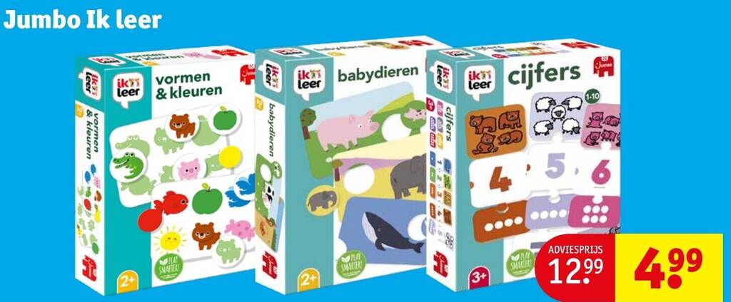 Jumbo Ik leer aanbieding bij Kruidvat