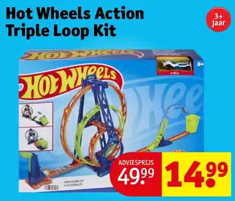 Kruidvat Hot Wheels Action Triple Loop Kit aanbieding