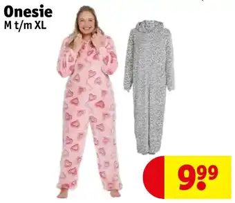 Kruidvat Onesie M t/m XL aanbieding