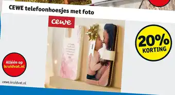 Kruidvat CEWE telefoonhoesjes met foto aanbieding