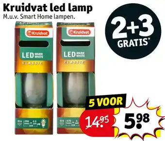 Kruidvat Led lamp aanbieding