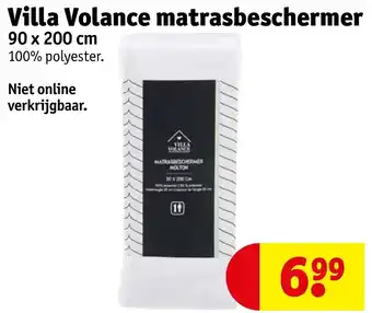 Kruidvat Villa Volance matrasbeschermer 90x200 cm aanbieding