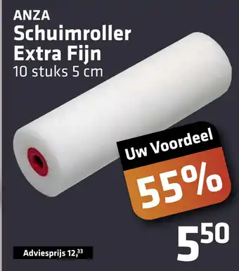 De voordeelmarkt Anza Schuimroller Extra Fijn aanbieding