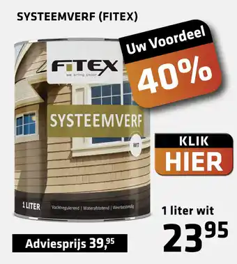 De voordeelmarkt Systeemverf (Fitex) aanbieding