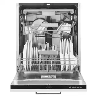 Bol.com Inventum IVW6050A - Inbouw Vaatwasser - 14 couverts - 8 programma’s - Besteklade - Extra droog optie - Stil - 60 cm breed - V aanbieding