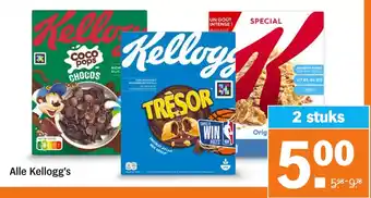 Albert Heijn Alle kelloggs aanbieding