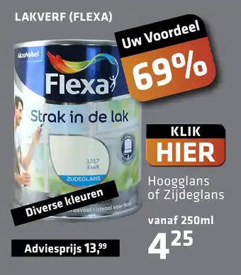 De voordeelmarkt Lakverf (Flexa) aanbieding