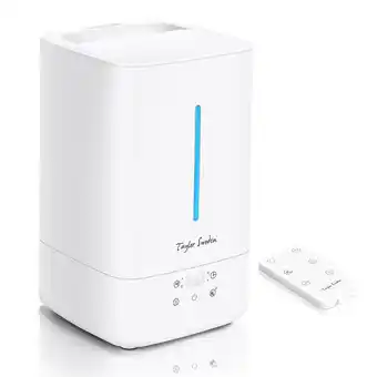 Bol.com Taylor Swoden Luchtbevochtiger babykamer - met Aromatherapie Hygrometer en Timer -slaapkamer - 50m² - 5L aanbieding