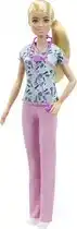 Bol.com Barbie You Can Be Anything - Droombaan Carrière Barbiepop - Verpleegster aanbieding