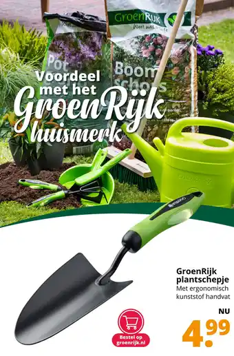 GroenRijk GroenRijk plantschepje aanbieding