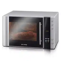 Bol.com Severin MW 7775 - Vrijstaande Combi Magnetron met Grill - Zwart/RVS aanbieding