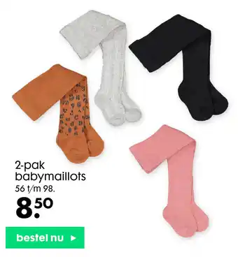 HEMA 2-pak babymaillots aanbieding