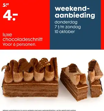 HEMA luxe chocoladeschnitt aanbieding