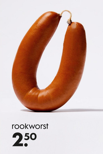 HEMA rookworst aanbieding
