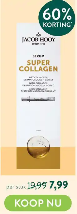 Holland & Barrett Serum Super Collagen aanbieding