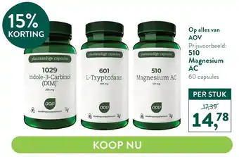 Holland & Barrett Op alles van AOV aanbieding