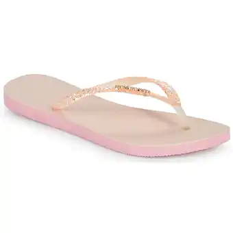 Spartoo Teenslippers Havaianas SLIM GLITTER FLOURISH aanbieding