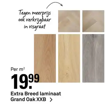 Karwei Extra Breed laminaat Grand Oak XXB> aanbieding