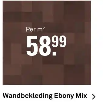 Karwei Wandbekleding Ebony Mix > aanbieding