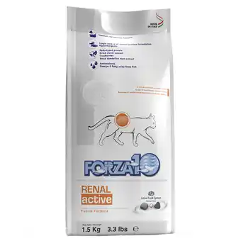 Zooplus 3x1,5kg Renal Active Forza 10 droogvoer voor katten aanbieding