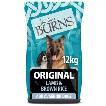 Zooplus 2x12kg Adult Original Lam & Bruine Rijst Burns Hondenvoer aanbieding