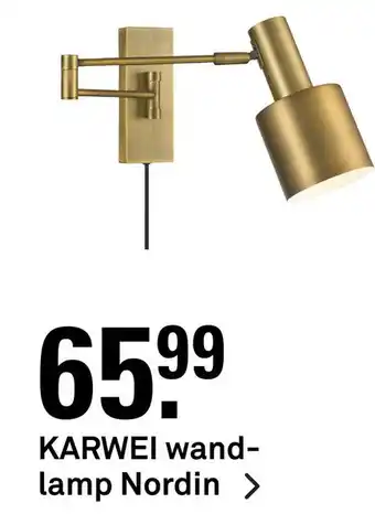 Karwei KARWEI wand- lamp Nordin > aanbieding