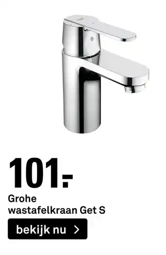 Karwei Grohe wastafelkraan Get S aanbieding