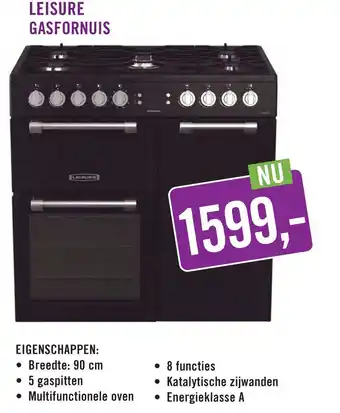 Keukendepot LEISURE GASFORNUIS aanbieding