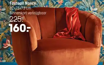 Kwantum Fauteuil Nancy Roze aanbieding