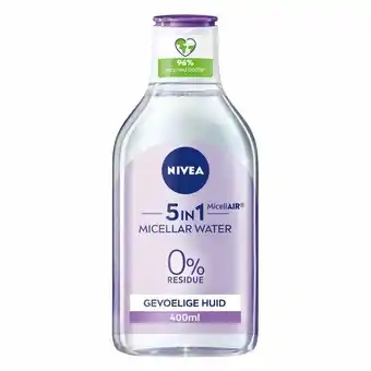 Plein.nl 1+1 gratis: Nivea 3-in-1 Micellair Water aanbieding