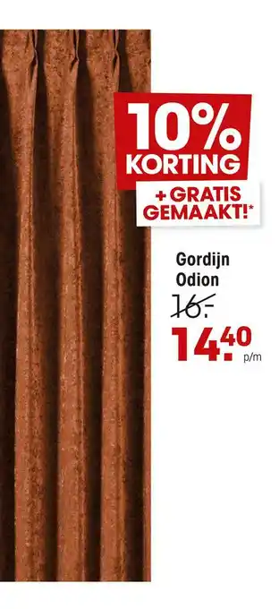 Kwantum Gordijn Odion Zand aanbieding