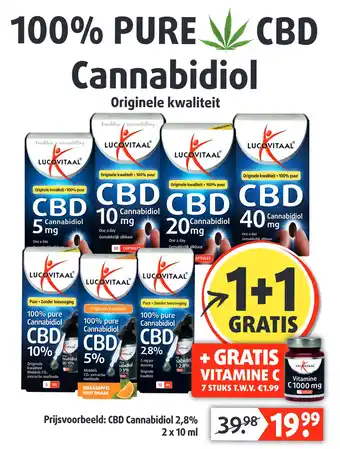 Lucovitaal 100% PURE CBD Cannabidiol 10 aanbieding