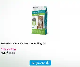 Plein.nl Breedercelect Kattenbakvulling 30 aanbieding