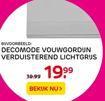 Praxis Decomode Vouwgordun Verduisterend Lichtgrus aanbieding