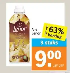 Albert Heijn lenor aanbieding